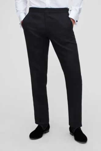 Pantalón de esmoquin de lino italiano elástico Capstone