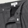 Pantalón de lana plisada italiana Pantalón de lana plisada italiana