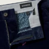 Pantalón de pana elástica bordada Pantalón de pana elástica bordada