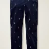 Pantalón de pana elástica bordada Pantalón de pana elástica bordada