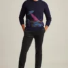 Pantalón de pana elástica italiana Pantalón de pana elástica italiana