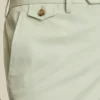 Pantalón de traje de algodón elástico italiano