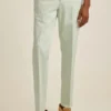 Pantalón de traje de algodón elástico italiano