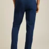 Pantalón de traje de algodón elástico italiano