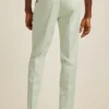 Pantalón de traje de algodón elástico italiano