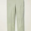 Pantalón de traje de algodón elástico italiano