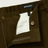 Pantalón de traje de algodón italiano con acabado de ante Pantalón de traje de algodón italiano con acabado de ante