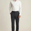 Pantalón de traje de lana italiana 120S de primera calidad