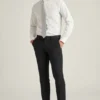 Pantalón de traje italiano de alto rendimiento