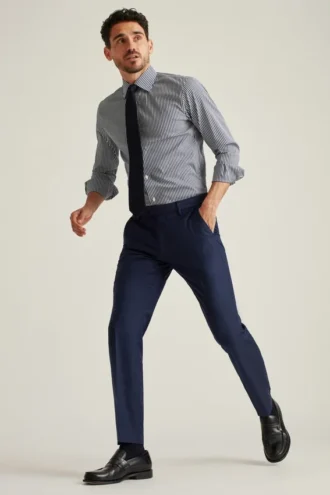 Pantalón de traje italiano de primera calidad