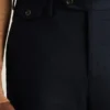 Pantalón de vestir italiano de lana cepillada Jetsetter