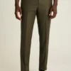 Pantalón de vestir italiano de lana cepillada Jetsetter
