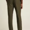 Pantalón de vestir italiano de lana cepillada Jetsetter