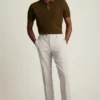 Pantalón de vestir italiano de seersucker Jetsetter