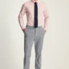 Pantalón de vestir italiano de seersucker Jetsetter