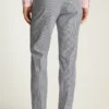 Pantalón de vestir italiano de seersucker Jetsetter