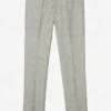 Pantalón elástico teñido en hilo italiano Pantalón elástico teñido en hilo italiano