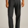 Pantalones chinos elásticos con pliegues Pantalones chinos elásticos con pliegues