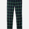 Pantalones chinos elásticos de tartán navideño Pantalones chinos elásticos de tartán navideño