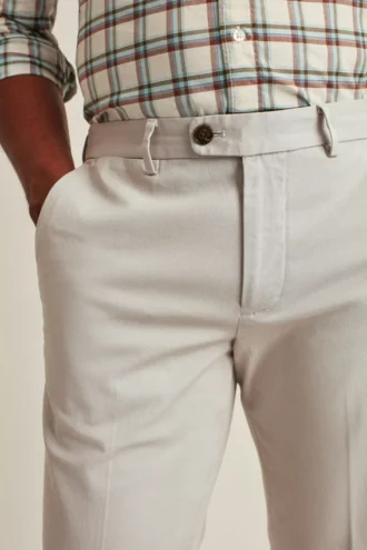 Pantalones chinos elásticos italianos