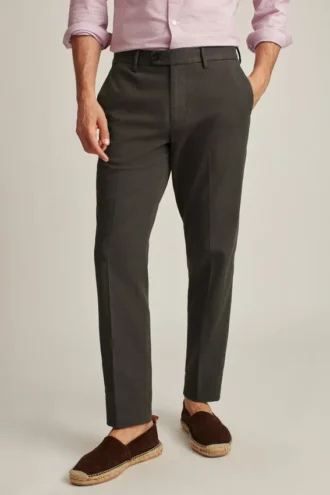Pantalones chinos elásticos italianos