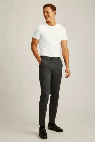 Pantalones chinos elásticos refinados