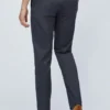 Pantalones chinos elásticos teñidos en hilo Pantalones chinos elásticos teñidos en hilo