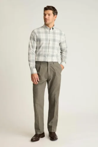 Pantalones con pliegues para hombre de Bonobos | Calidez a medida con mezcla de lana