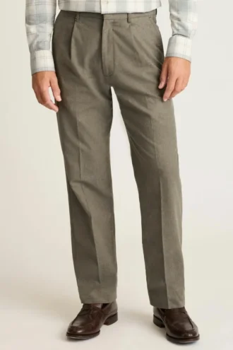 Pantalones con pliegues para hombre de Bonobos | Calidez a medida con mezcla de lana