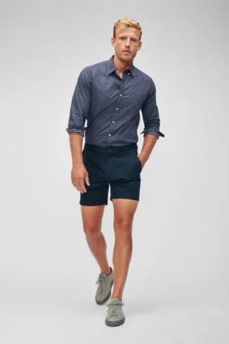 Pantalones cortos chinos de verano ligeros y elásticos
