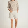 Pantalones cortos de lino Coastal para hombre
