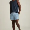 Pantalones cortos de surf de seersucker