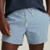 Pantalones cortos de surf de seersucker