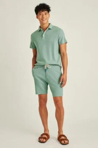 Pantalones cortos ligeros de tejido de rizo