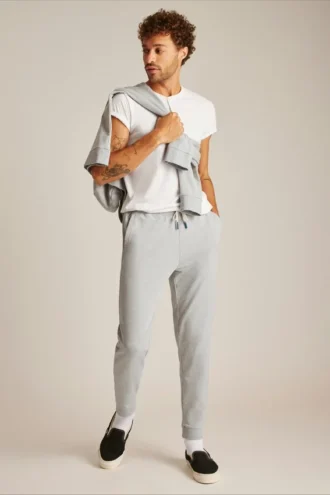 Pantalones de chándal de felpa elástica