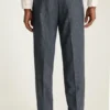 Pantalones de lana con pliegues | Elegantes pantalones de lana con un toque vintage