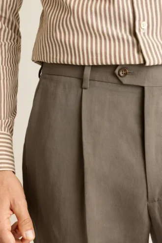 Pantalones de vestir de corte holgado para hombre de Bonobos | Plisados al estilo italiano