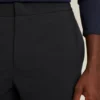 Pantalones de vestir de lana elástica italiana con cintura elástica