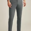 Pantalones de vestir de lana elástica para hombre