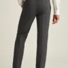 Pantalones de vestir de lana elástica para hombre