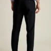 Pantalones de vestir de lana elástica para hombre