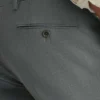 Pantalones de vestir de lana elástica para hombre
