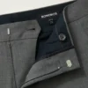 Pantalones de vestir de lana elástica para hombre