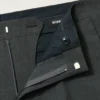 Pantalones de vestir de lana elástica para hombre