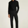 Pantalones de vestir de lana para hombre – Comodidad elástica para las cuatro estaciones