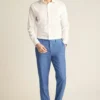 Pantalones de vestir de lana para hombre – Comodidad elástica para las cuatro estaciones