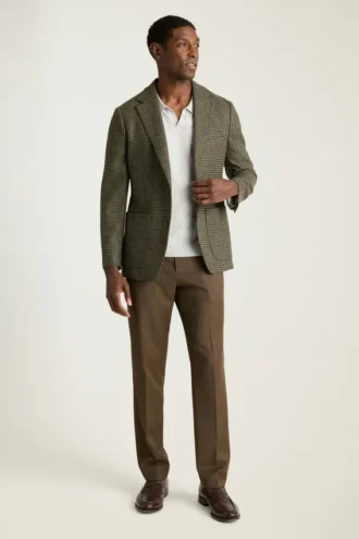 Pantalones de vestir de lana para hombre – Comodidad elástica para las cuatro estaciones