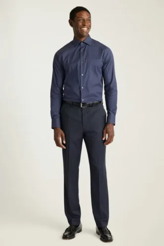 Pantalones de vestir de lana para hombre – Comodidad elástica para las cuatro estaciones