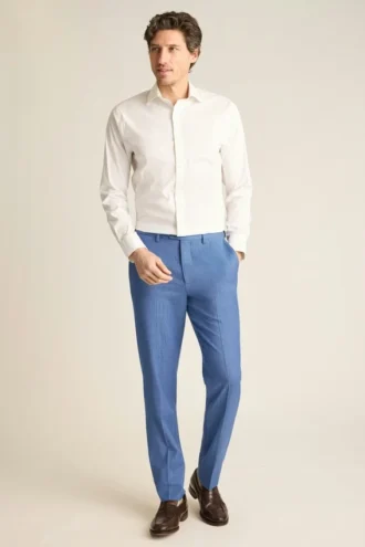 Pantalones de vestir de lana para hombre – Comodidad elástica para las cuatro estaciones