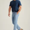 Pantalones elásticos de cambray
